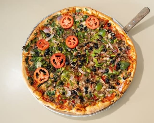 Lg. Vegetarian.