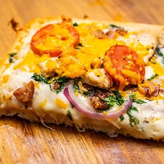 Sicilian Slice Chicken Alfredo