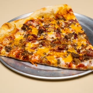 Thin Bacon Cheese Burger Slice
