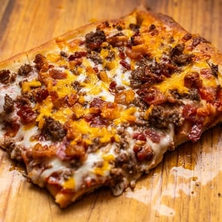 Sicilian Slice Bacon Cheese Burger