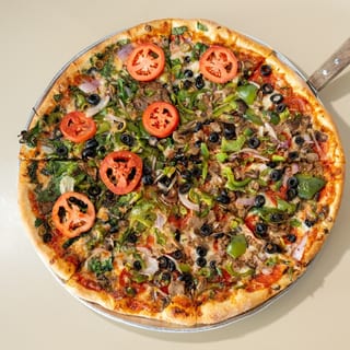 Thin Deluxe Vegetarian Slice